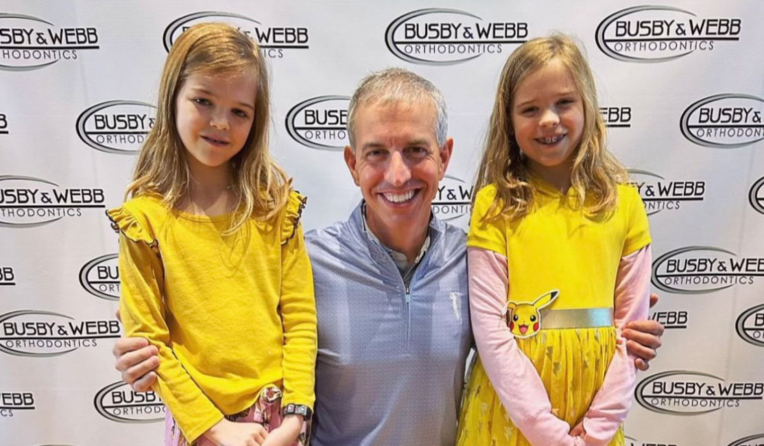 Image of Dr. Bret Busby with Patients | Busby & Webb Orthodontics